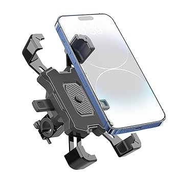 Amazon.co.jp: まちの波 自転車 スマホ ホルダー 防振 脱落防止